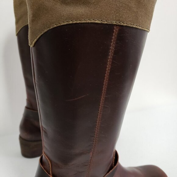 Durango Womens Leather Harness Riding Boots Size 7 Equestrian Country Barn Ranch - Picture 7 of 15